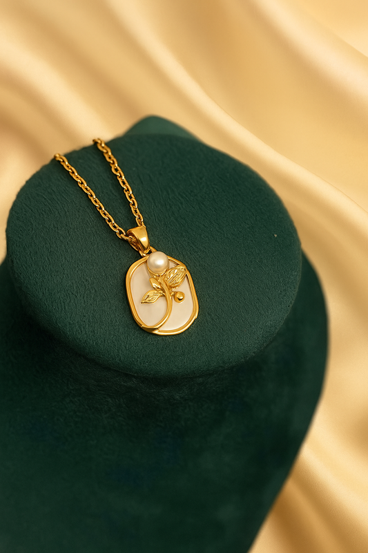 Real Pearl Chain Pendent